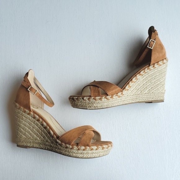 Circus by Sam Edelman Tan Renee Espadrilles Wedge 9 - Picture 2 of 9